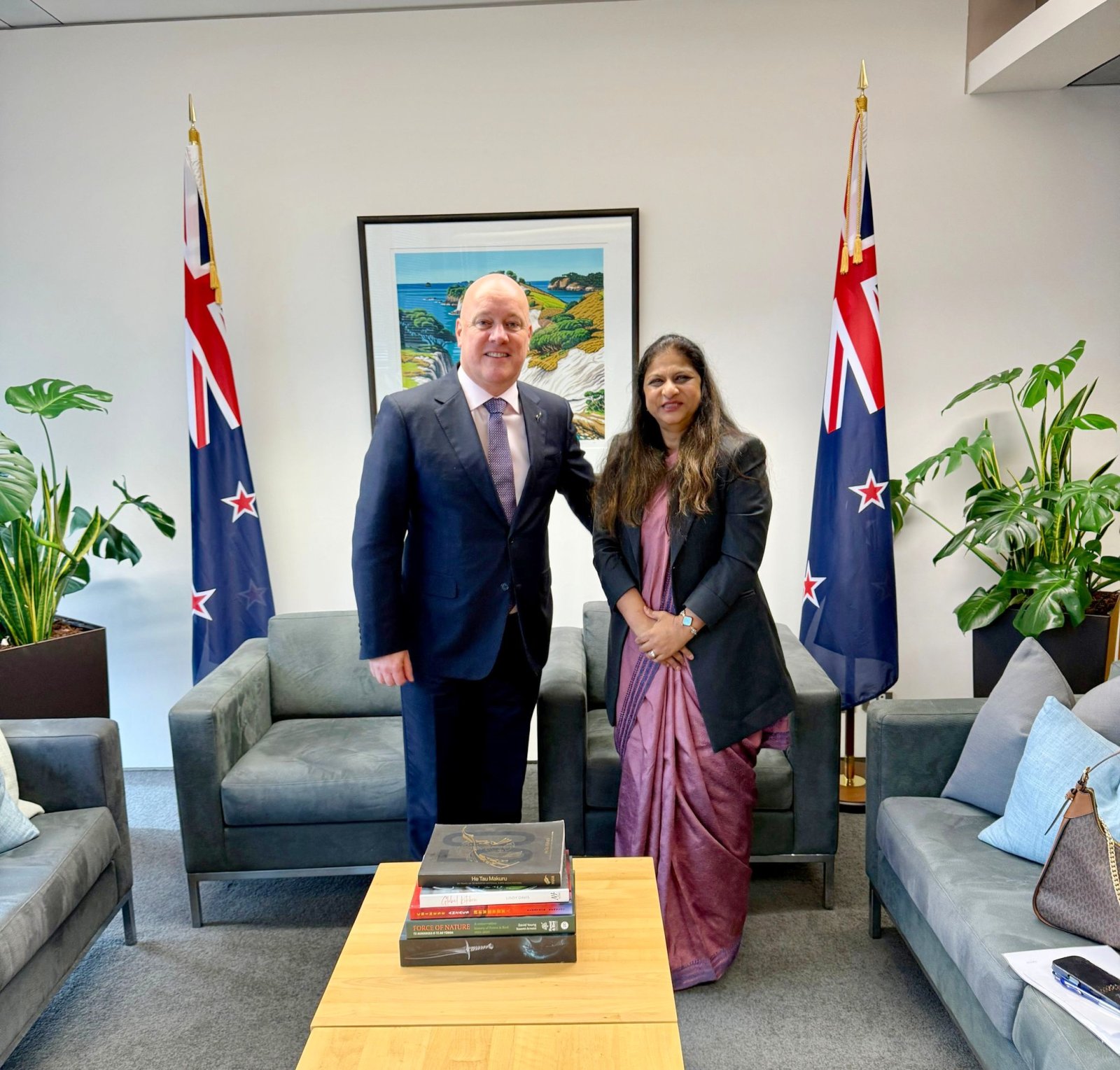 High Commissioner was honoured to call on Rt Hon Christopher Luxon, Prime Minister of New Zealand