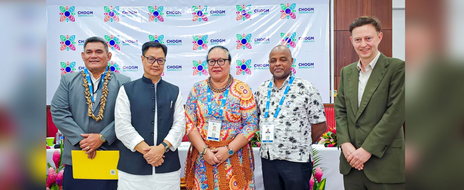 Shri Kiren Rijiju, Hon’ble Minister joined an important discussion on Disaster Resilience at CHOGM in Apia, Samoa